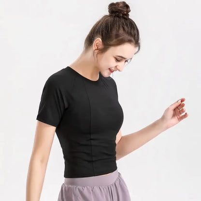 Women's Short Sleeve Lightweight Yoga Apparel